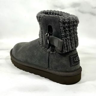 UGG - 【美品】UGG classic Solene mini ブーツ グレー 23.0の通販 by