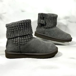 UGG - 【美品】UGG classic Solene mini ブーツ グレー 23.0の通販 by