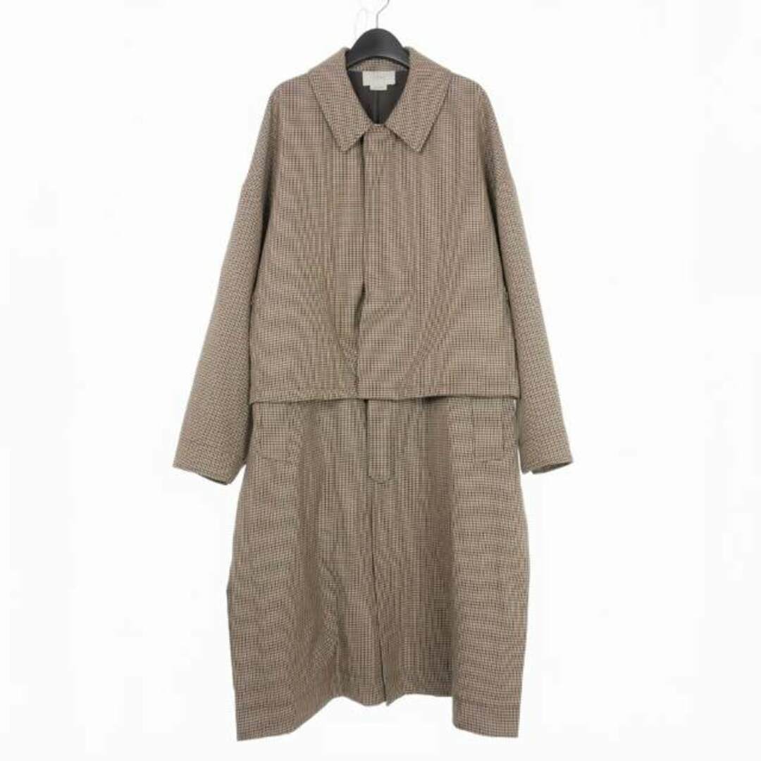 ヨーク YOKE 19AW 3WAY バルカラーコート M ベージュ