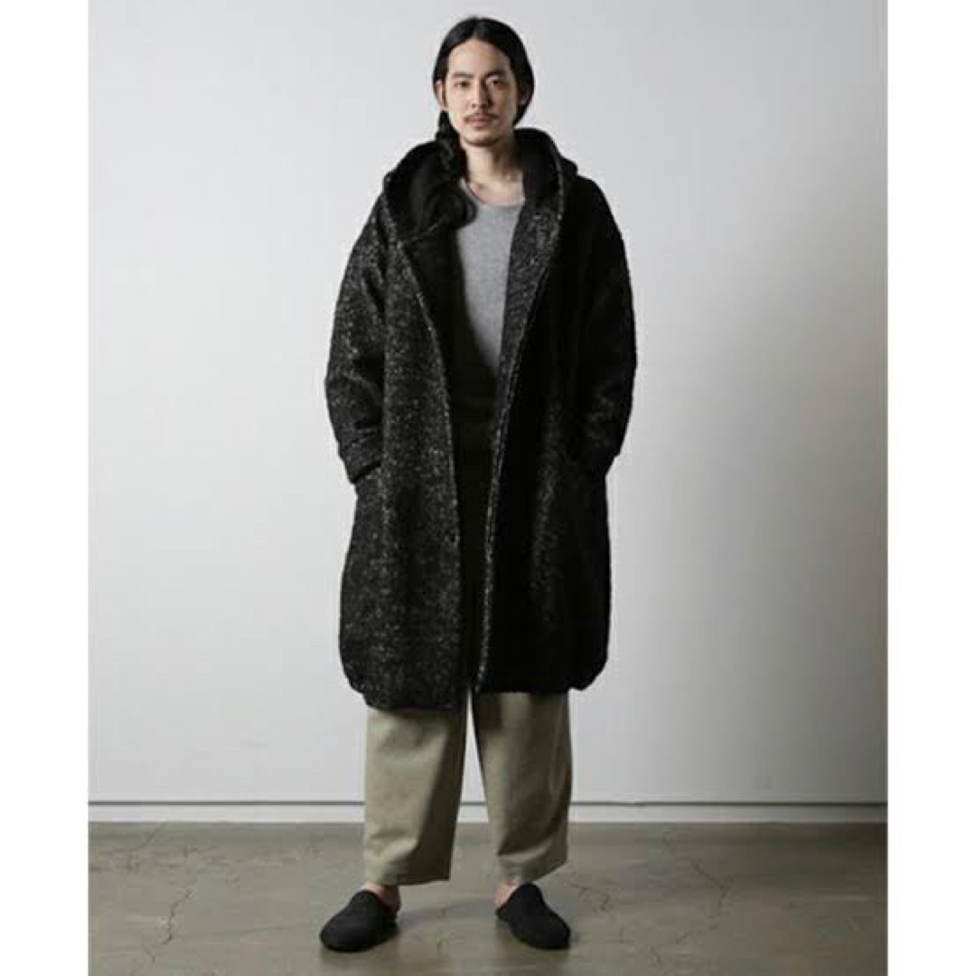 Dulcamara(ドゥルカマラ)の【16AW dulcamara ヘリンボン柄フードコート BROWN】 メンズのジャケット/アウター(モッズコート)の商品写真