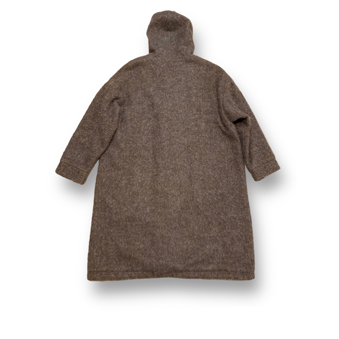 Dulcamara(ドゥルカマラ)の【16AW dulcamara ヘリンボン柄フードコート BROWN】 メンズのジャケット/アウター(モッズコート)の商品写真