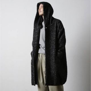 Dulcamara - 【16AW dulcamara ヘリンボン柄フードコート BROWN】