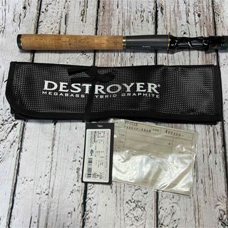 メガバス(Megabass)の送料無料　美品　メガバス DESTROYER F7-711 カーボンヘッドモデル(ロッド)