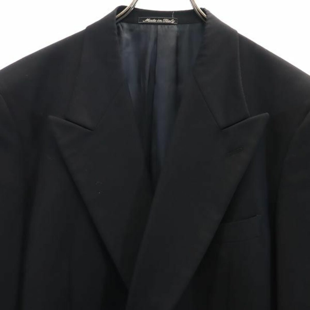 ジョルジオアルマーニ イタリア製 ヴァージンウール100％ テーラードジャケット 40 ブラック GIORGIO ARMANI ブレザー メンズ   【231010】