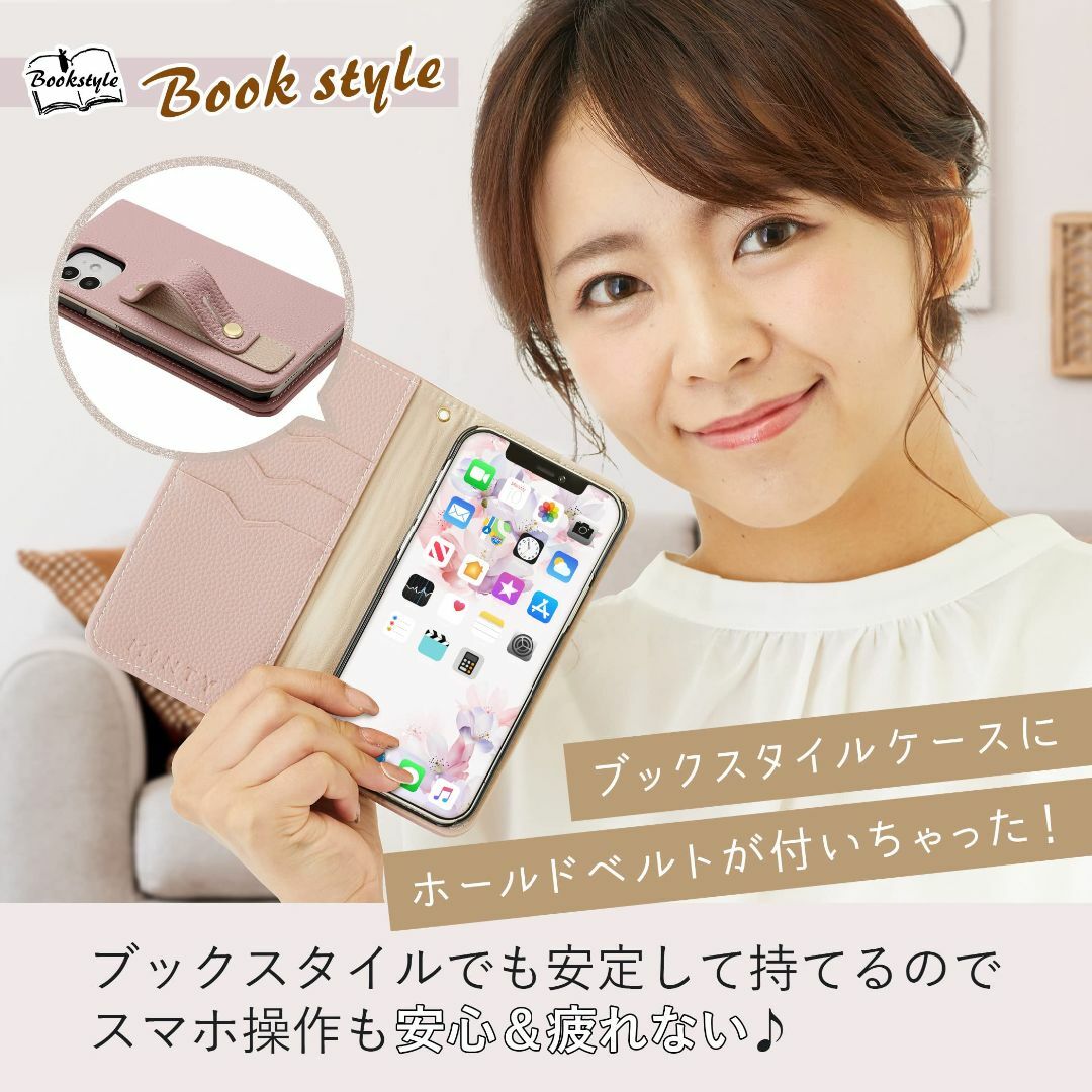 MINTY iPhone12 ケース iPhone12 Pro ケース 手帳型 6