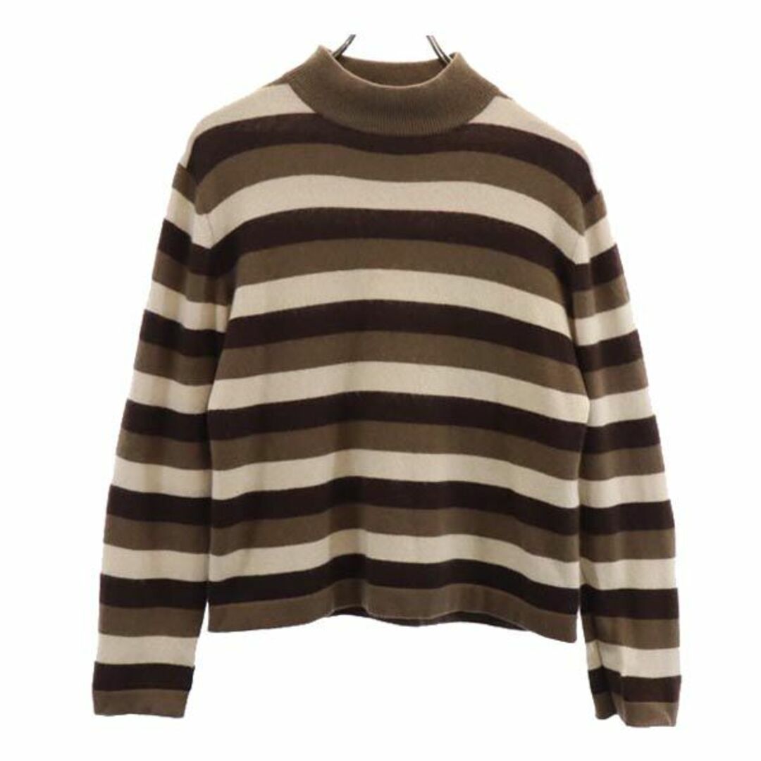 ピエールカルダン ボーダー カシミヤニット L ブラウン系 Pierre Cardin 長袖セーター メンズ 【中古】 【231010】 | フリマアプリ ラクマ