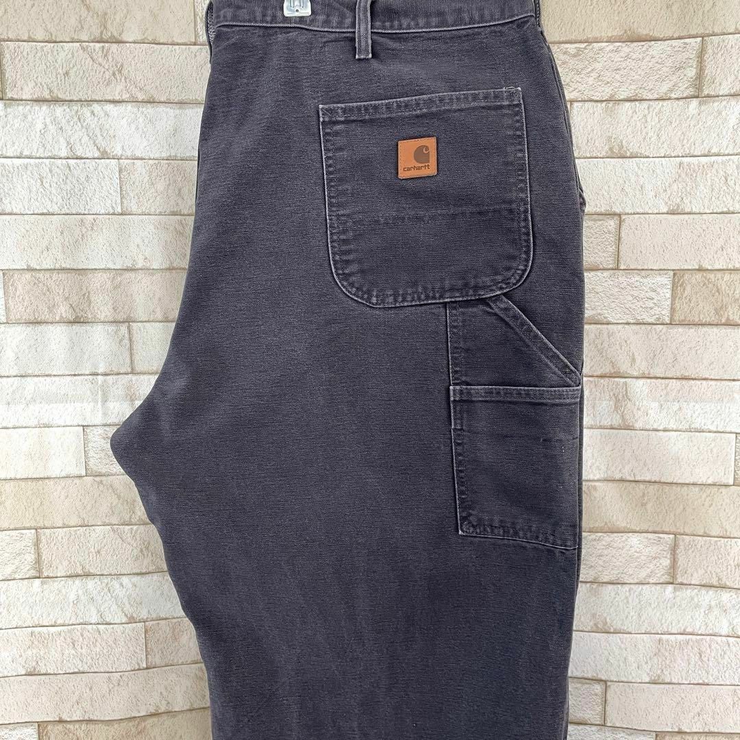 カーハート ペインターパンツ メキシコ製 革タグ チャコール 44×30-