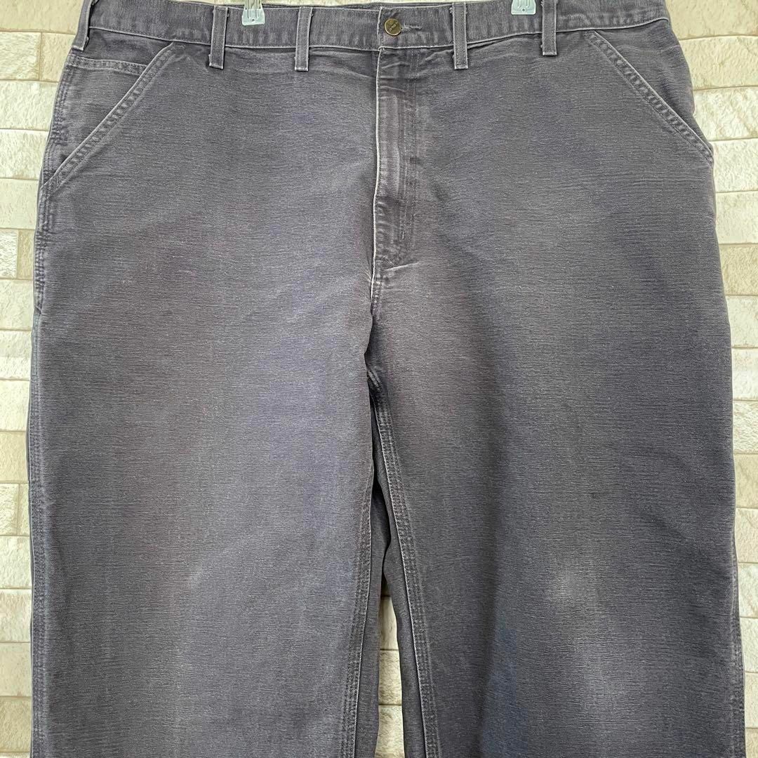 カーハート ペインターパンツ メキシコ製 革タグ チャコール 44×30-