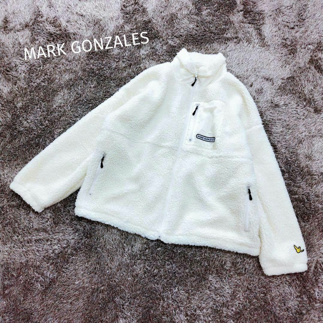 Mark Gonzales(マークゴンザレス)のMARK GONZALES／マークゴンザレス／XL／メンズ　ボアジップパーカー メンズのジャケット/アウター(その他)の商品写真