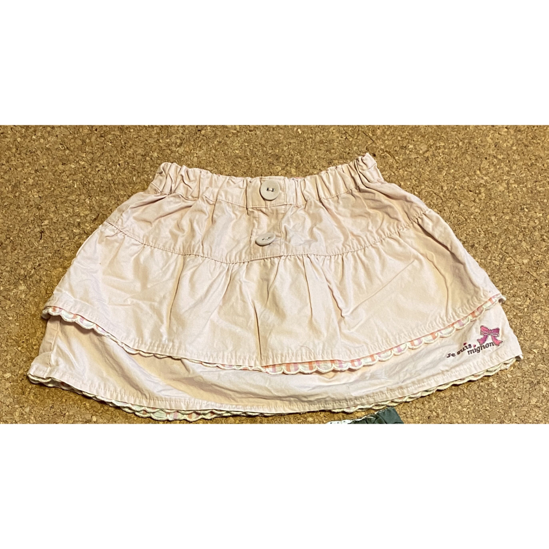 3can4on(サンカンシオン)の110サイズ　スカート　 3can4on ピンク キッズ/ベビー/マタニティのキッズ服女の子用(90cm~)(スカート)の商品写真