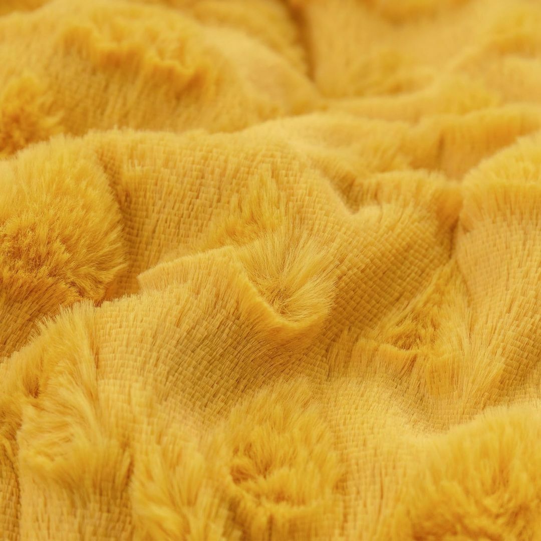 【色: 鬱金色】毛布 シングル 掛け毛布 発熱二枚合わせ 表サラサラ・裏モコモコ