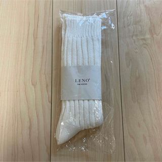 ヤエカ(YAECA)の【新品未使用】LENOソックス　WHITE(ソックス)