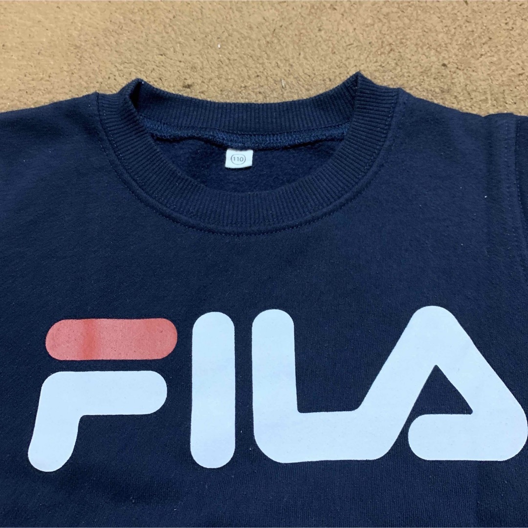 FILA(フィラ)のFILA トレーナー　110 キッズ/ベビー/マタニティのキッズ服男の子用(90cm~)(Tシャツ/カットソー)の商品写真