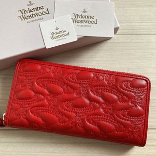 ヴィヴィアンウエストウッド(Vivienne Westwood)の極美品 ヴィヴィアンウエストウッド レディース メンズ 長財布 革財布 羊革 (財布)