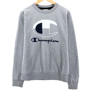 チャンピオン(Champion)の古着 チャンピオン Champion ロゴスウェット トレーナー メンズL /eaa377574(スウェット)