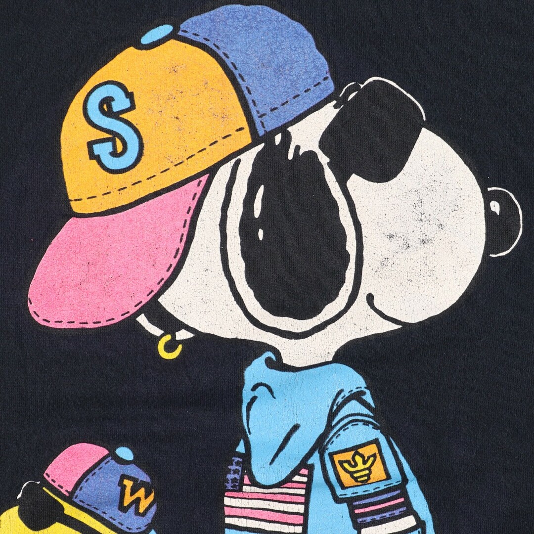 古着 90年代 タルテックス TULTEX SNOOPY スヌーピー 両面プリント
