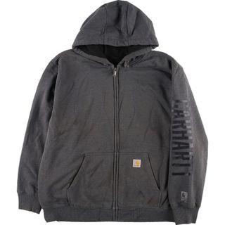 カーハート(carhartt)の古着 90年代 カーハート Carhartt スウェットフルジップパーカー メンズXL ヴィンテージ /eaa377610(その他)