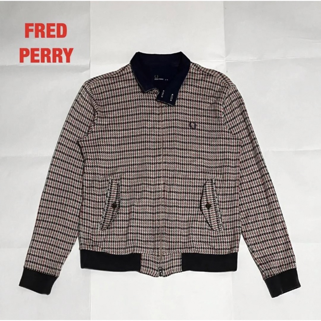 FRED PERRY - 【人気】FRED PERRY ハリントンジャケット 月桂樹ロゴ