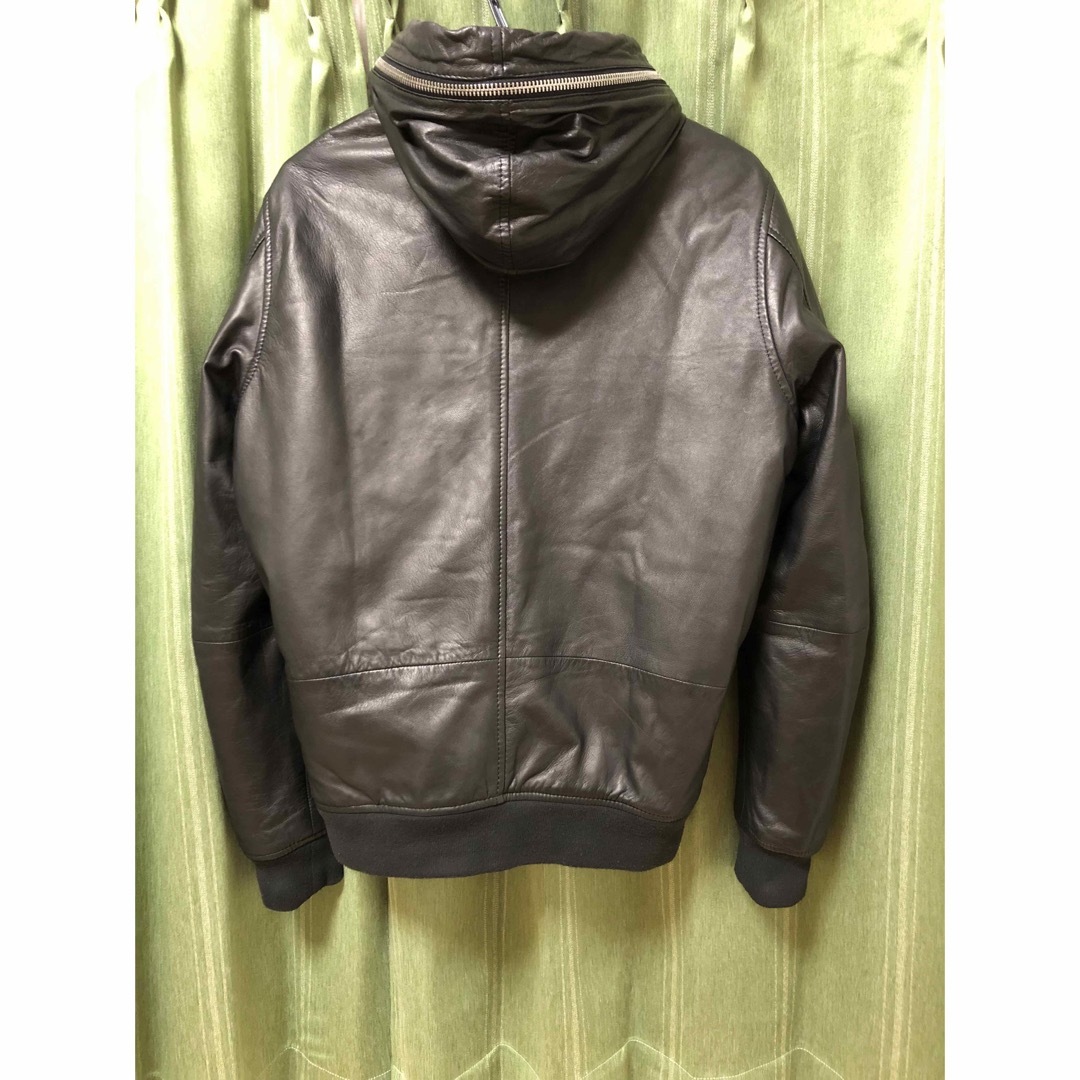 DIESEL - 【美品】ディーゼル レザージャケット レザーパーカー シープ