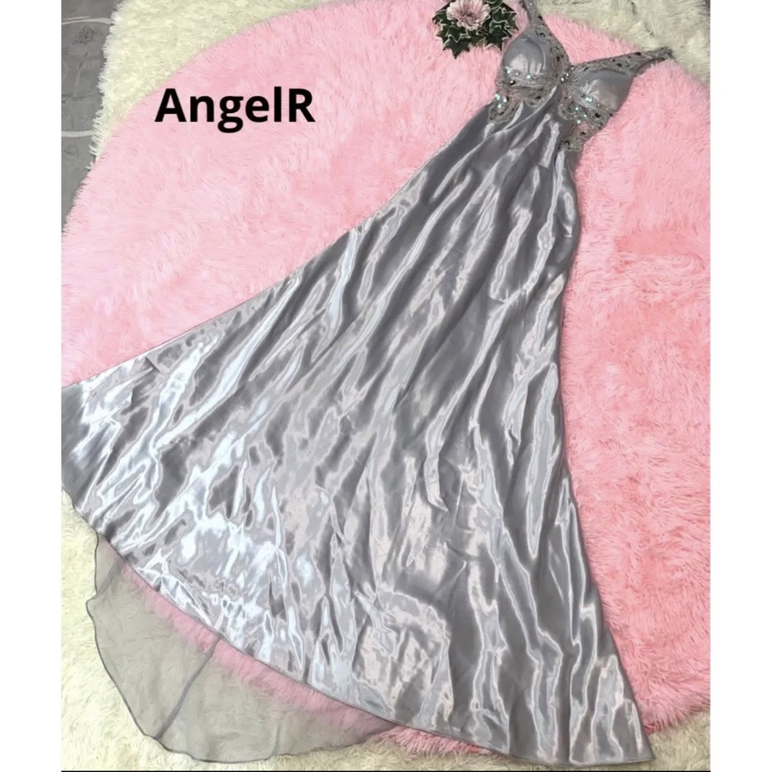 AngelR - 492. エンジェルアール:S マキシ丈 ロングドレス ビジュー