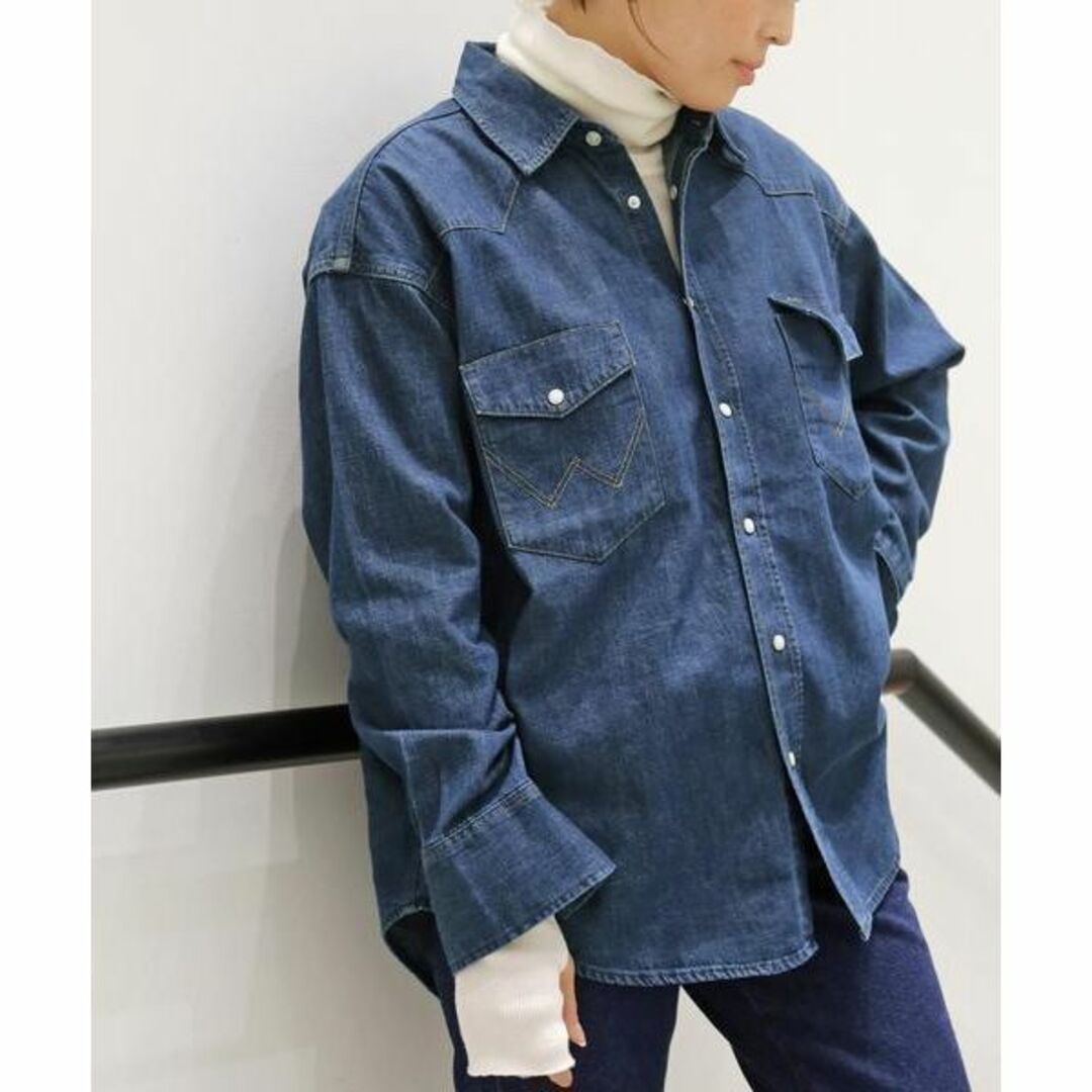 極美品・22AW ドゥーズィエムクラス別注 ラングラー デニムシャツ