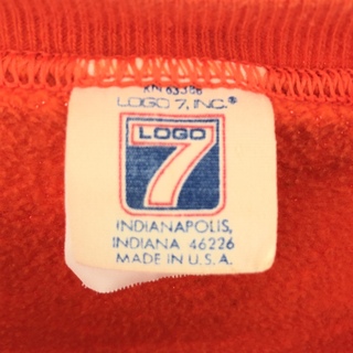 古着 90年代 LOGO7 カレッジスウェットシャツ トレーナー USA製 メンズ ...