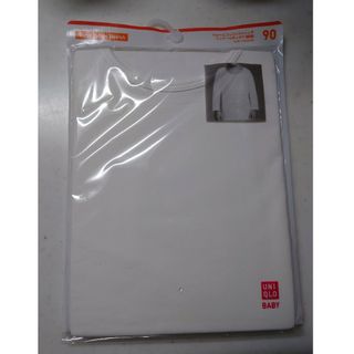 ユニクロ(UNIQLO)の【90cm未開封品】ユニクロ ウォームコットンストレッチ インナーUネックT(下着)