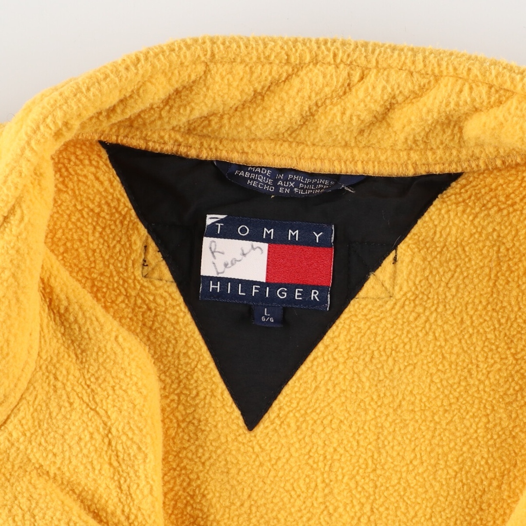 TOMMY HILFIGER(トミーヒルフィガー)の古着 90年代 トミーヒルフィガー TOMMY HILFIGER フリースベスト メンズL ヴィンテージ /eaa377642 メンズのトップス(ベスト)の商品写真