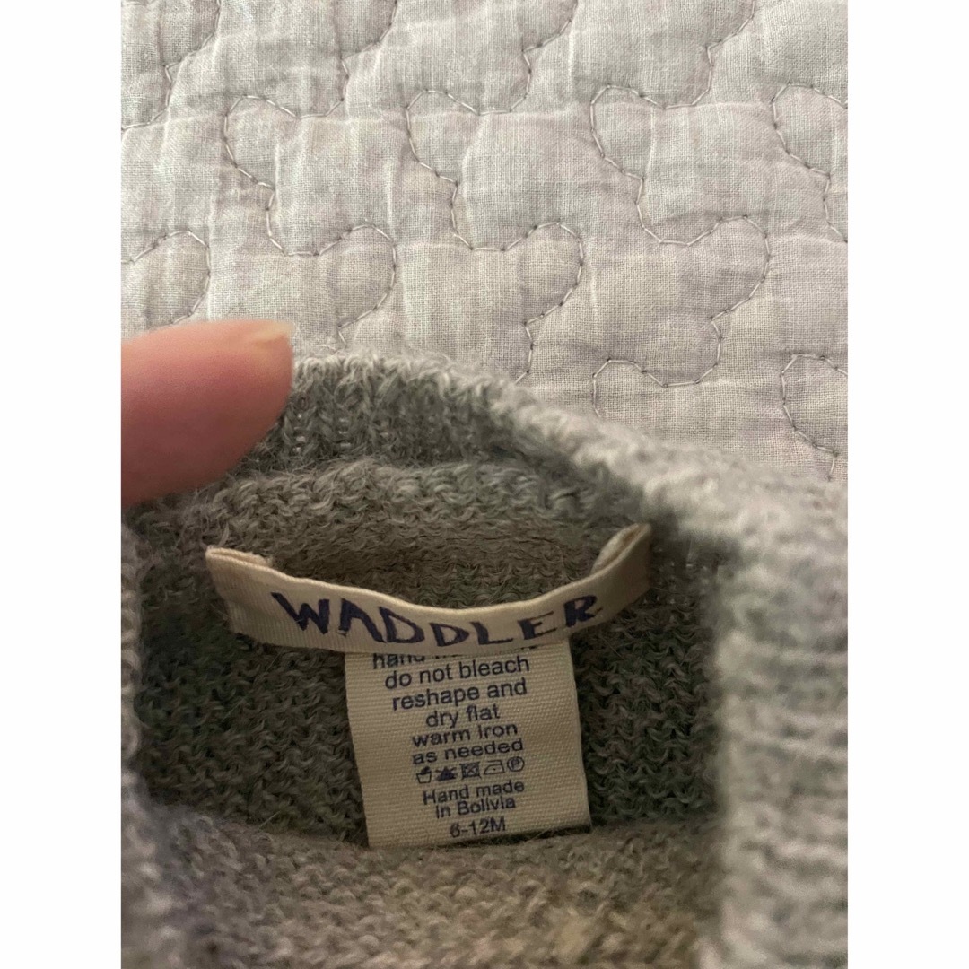 こどもビームス(コドモビームス)のワドラー　waddler ニット　6-12m キッズ/ベビー/マタニティのベビー服(~85cm)(ニット/セーター)の商品写真