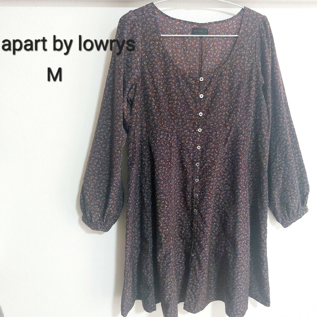 apart by lowrys(アパートバイローリーズ)のapart by lowrys花柄ワンピース レディースのワンピース(ひざ丈ワンピース)の商品写真