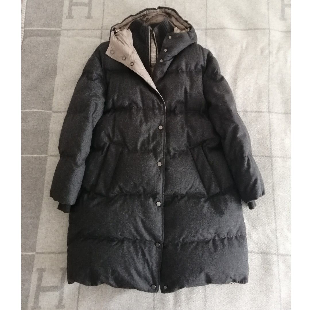 BRUNELLO CUCINELLI - ブルネロ・クチネリ ダウンコート グレーの通販