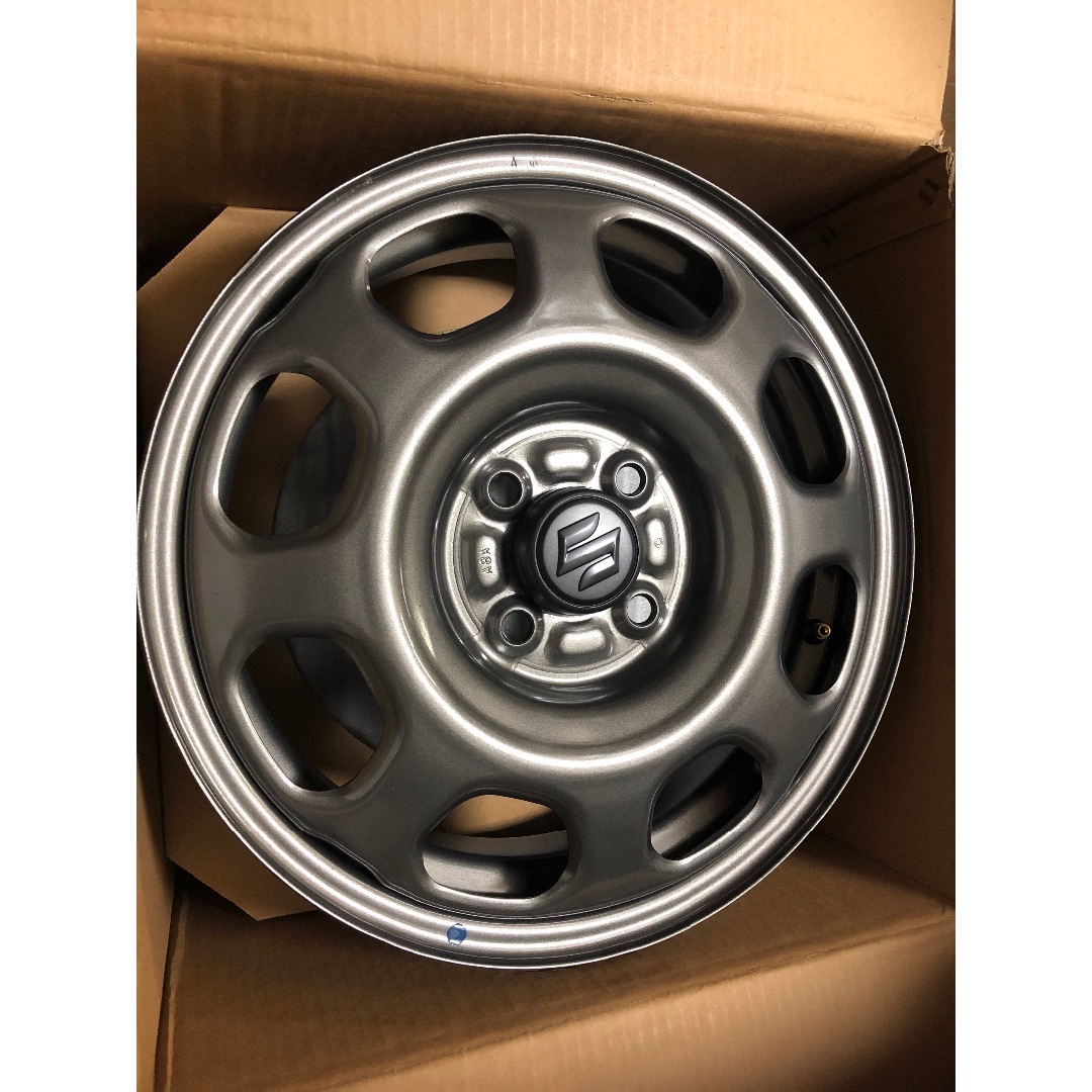 中古 スズキ ハスラー 純正鉄チンホイール 4本 15×4.5J ＋45 PCD100 4穴 ハブ径54 SUZUKI MR41S MR31S  HUSTLER(ラジアルタイヤ)｜売買されたオークション情報、Yahoo!オークション(旧ヤフオク!) の商品情報をアーカイブ公開 -  オークファン（aucfan.com）