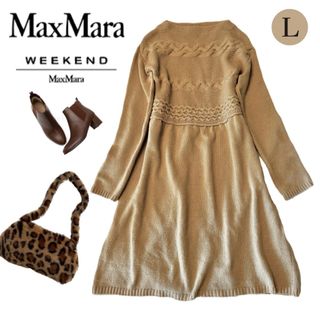 ウィークエンドマックスマーラ(Weekend Max Mara)のWeekend Max Mara ニット ワンピース ウール カシミヤ アンゴラ(ひざ丈ワンピース)