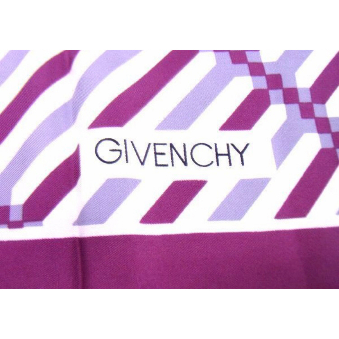 GIVENCHY(ジバンシィ)のGIVENCHY ジバンシィ スカーフ ストール ショール レディース パープル レディースのファッション小物(バンダナ/スカーフ)の商品写真