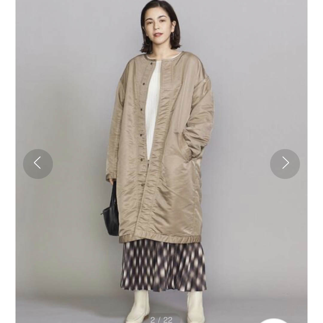 BEAUTY&YOUTH UNITED ARROWS - BY フリース×ナイロン リバーシブルノー