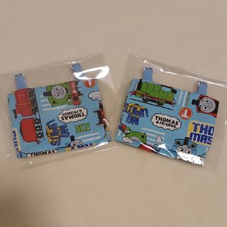 トーマス(THOMAS)の移動ポケット　ポケットティッシュケース　グリップ付き　トーマス　２点セット(外出用品)