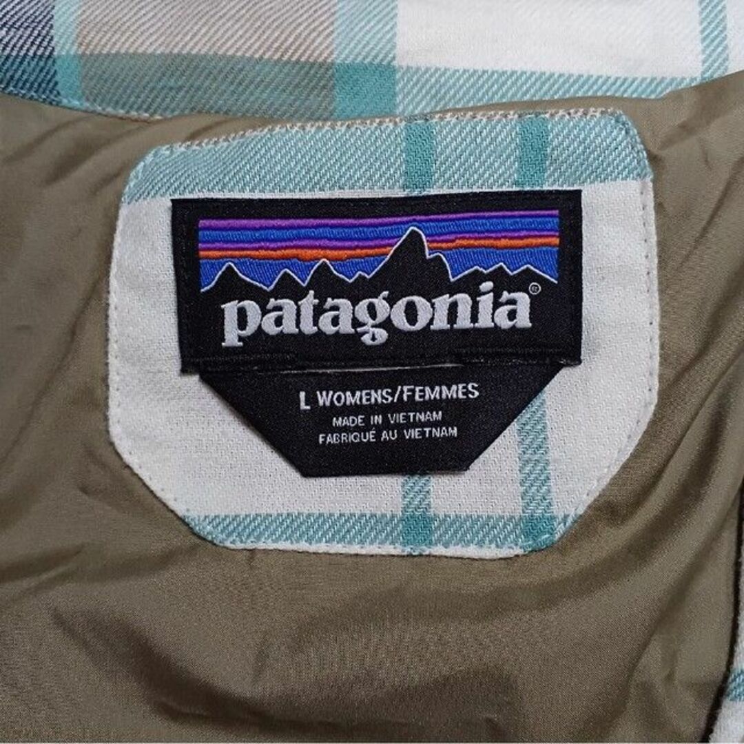 Patagonia パタゴニア 中綿ジャケット チェック柄 レディースアウター 8