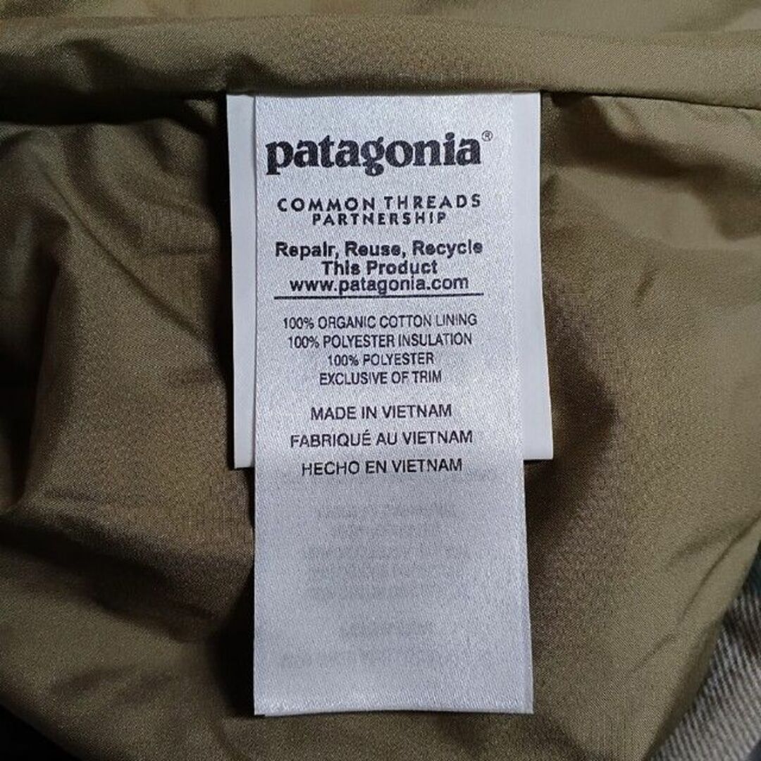 Patagonia パタゴニア 中綿ジャケット チェック柄 レディースアウター 9