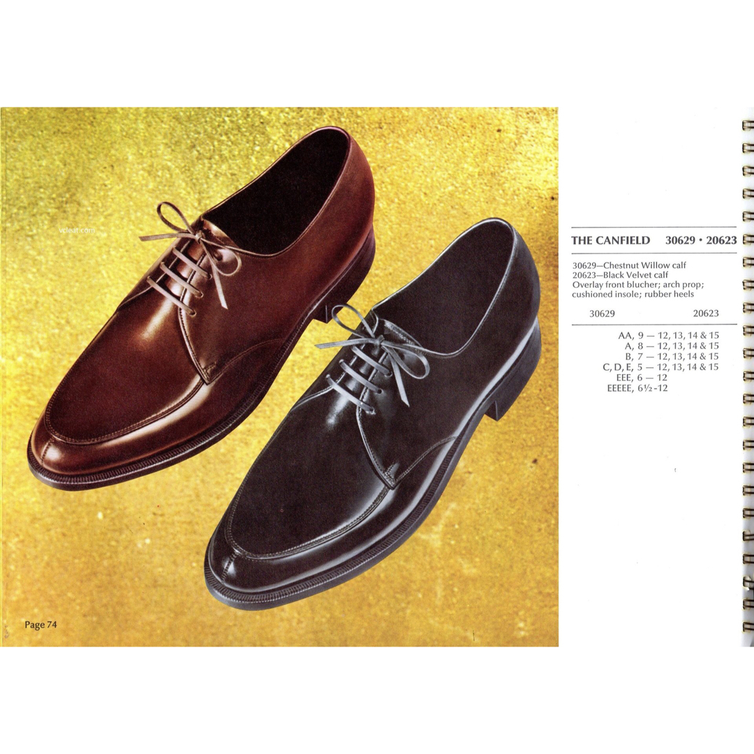 1970 deadstock FLORSHEIM The Canfield 黒 6