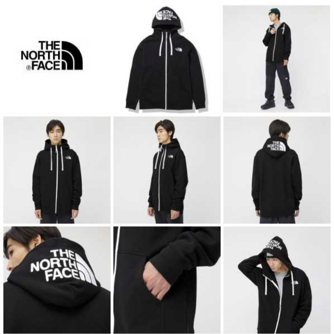 【新品未使用】THE NORTH FACE リアビューフルジップフーディ　黒　S