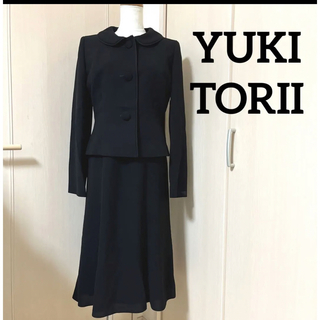【高級】【L】YUKI TORII♡昭和ドレス ワンピース スカートスーツ