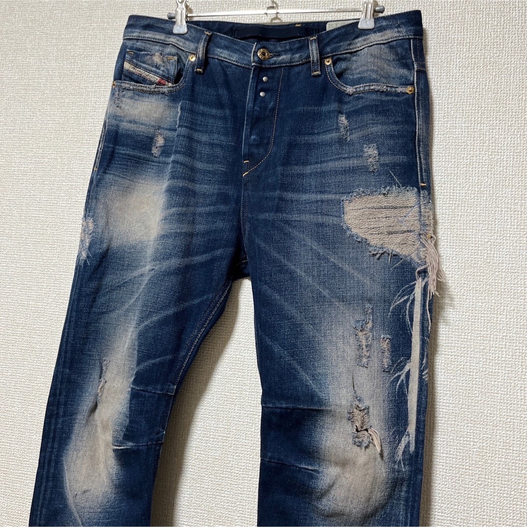 DIESEL(ディーゼル)の【極美品】定価4.8万 DIESEL NARROT バナナデニム W27 メンズのパンツ(デニム/ジーンズ)の商品写真