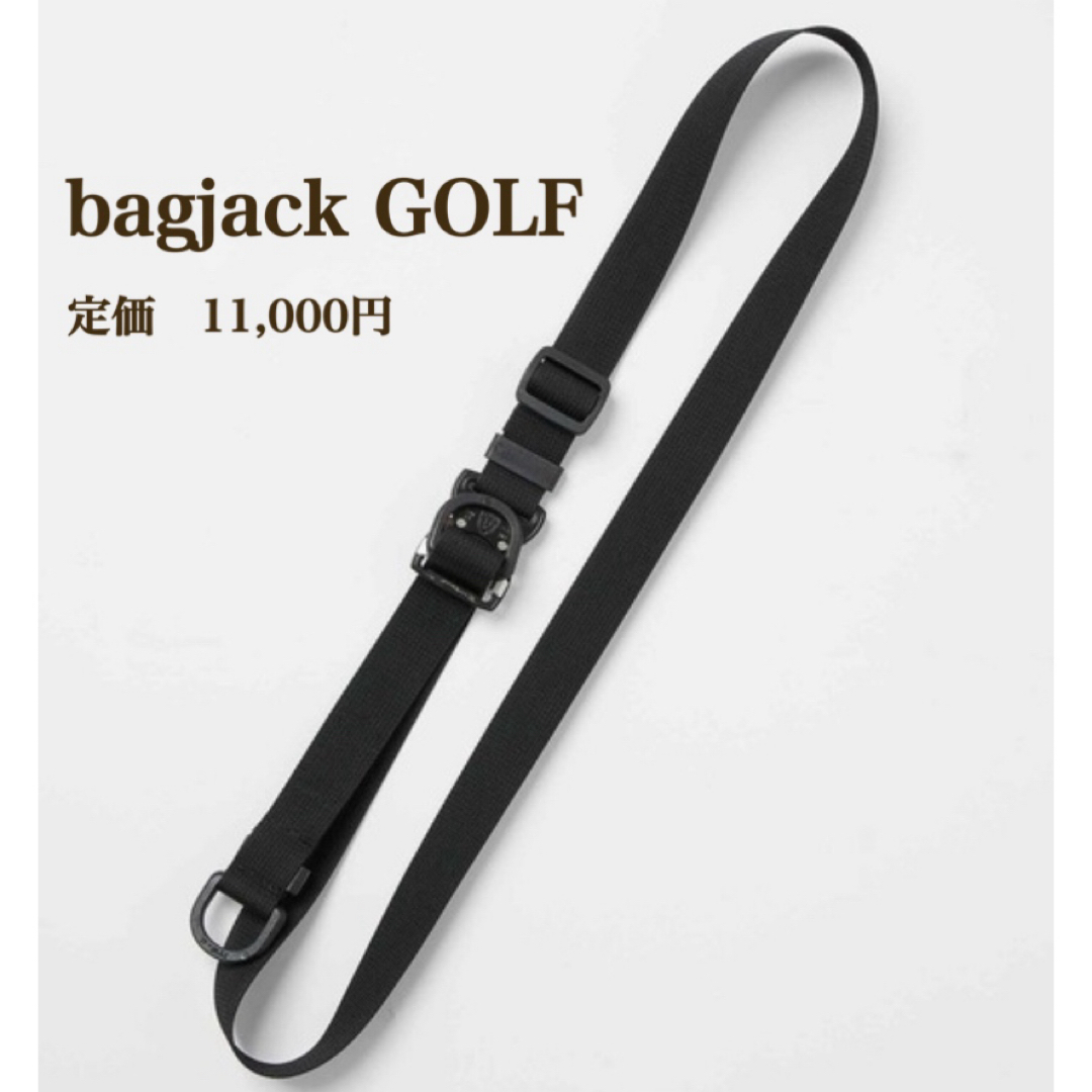 新品bagjack GOLFバッグジャックゴルフ　New Course Belt