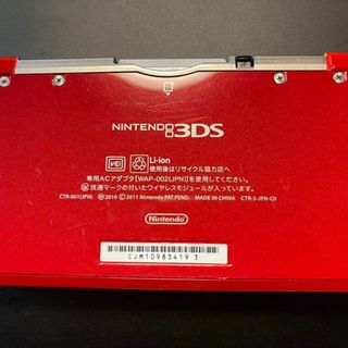 ニンテンドー3DS - ニンテンドー3DS フレアレッド ソフト3本、メモリ2G