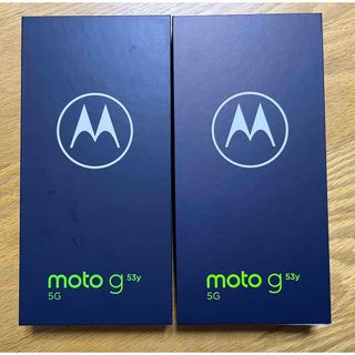 moto g 53y スマホ アンドロイド Y!mobile 2台 新品-