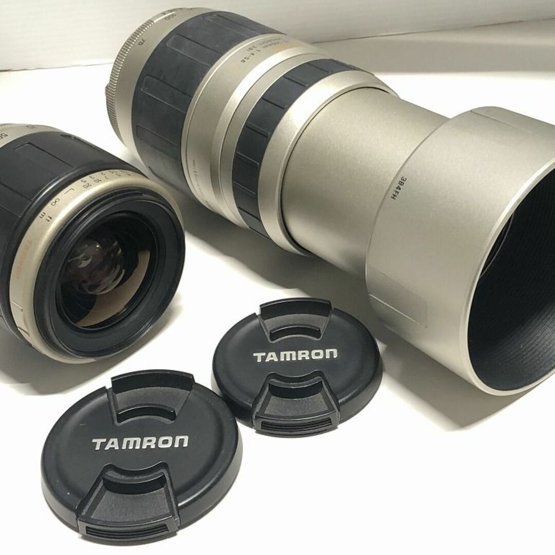 TAMRON(タムロン)の13934G Nikon用 ダブルズームレンズ 28-80mm 70-300mm スマホ/家電/カメラのカメラ(レンズ(ズーム))の商品写真