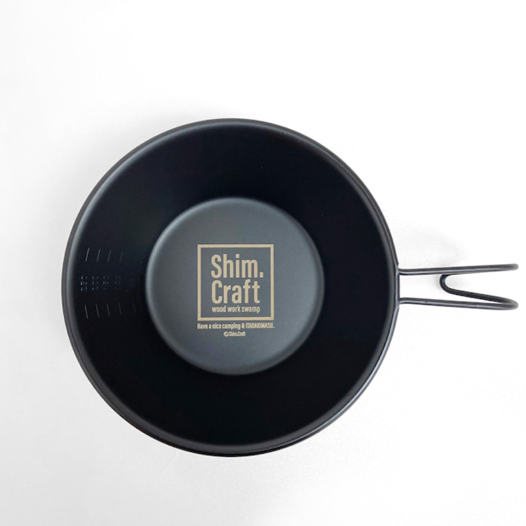 新品 shim.craft ブラック シェラカップ シムクラフト 黒 カップ 3