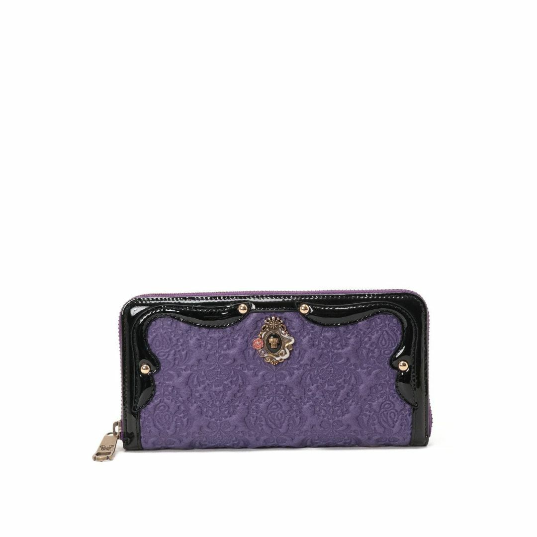 色: パープルANNA SUI アナスイ 長財布 セルパン レディース