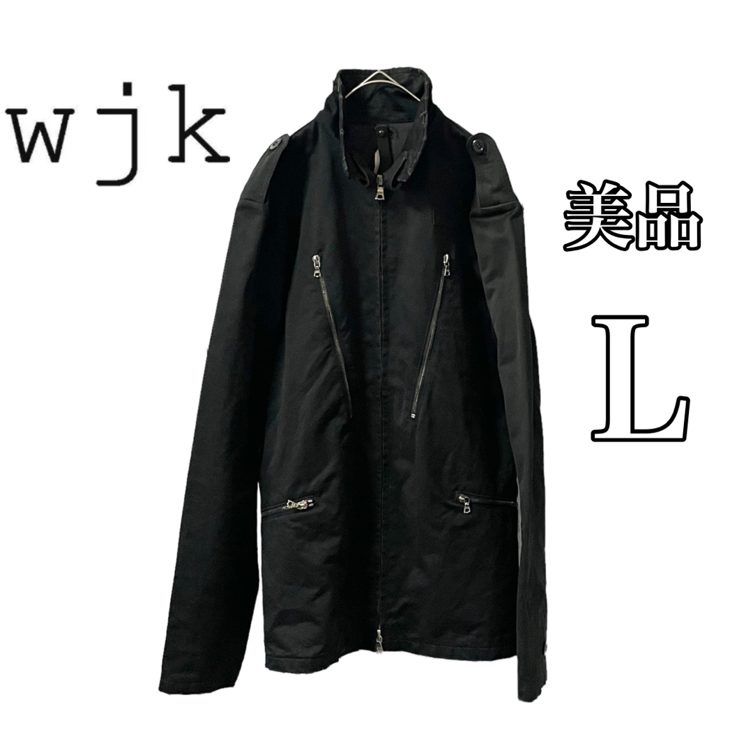 wjk - 【美品】wjk ダブルジェーケー ダメージ加工ブルゾン ジャケット