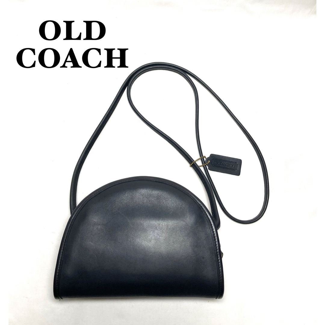 【極美品】COACH オールドコーチ　ショルダーバッグ　ハーフムーン　9911